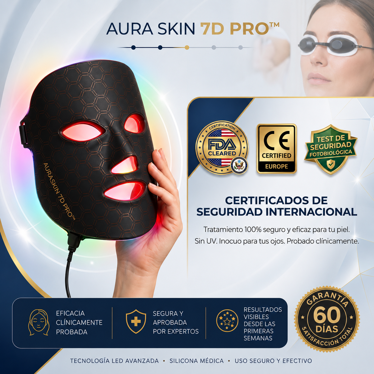 AuraSkin 7D Pro™ | Aesthetic Clinic Results at Home