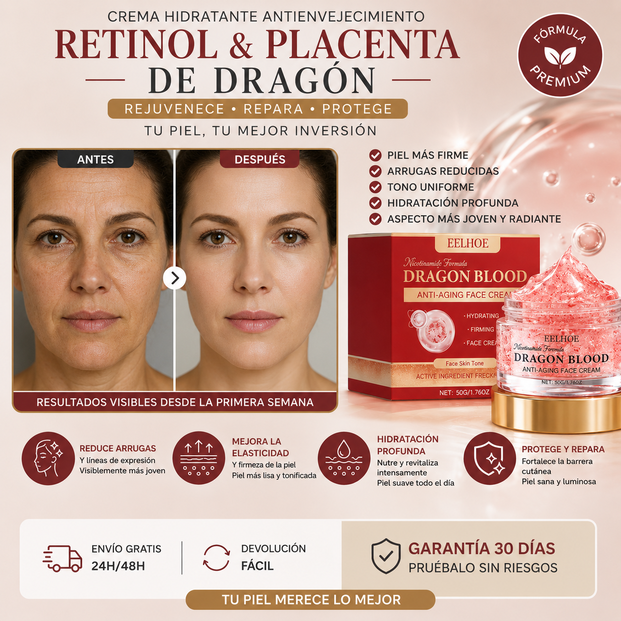 Seorya® Dragon Blood - Piel de porcelana en días