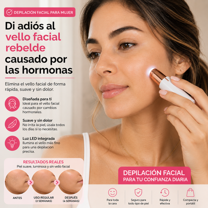 Veloura Touch - Eliminador de vello facial - OFERTA 1+1 GRATIS
